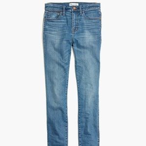 MADEWELL 10” High Riser Skinny Skinny Jeans - Faded Light Blue - Size 26